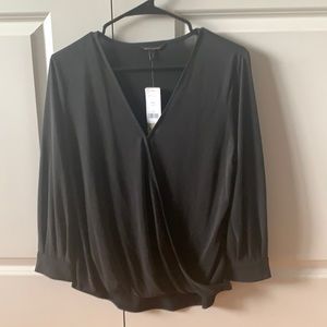 Black Banana Republic Wrap Top